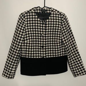 Talbots Houndstooth Jacket